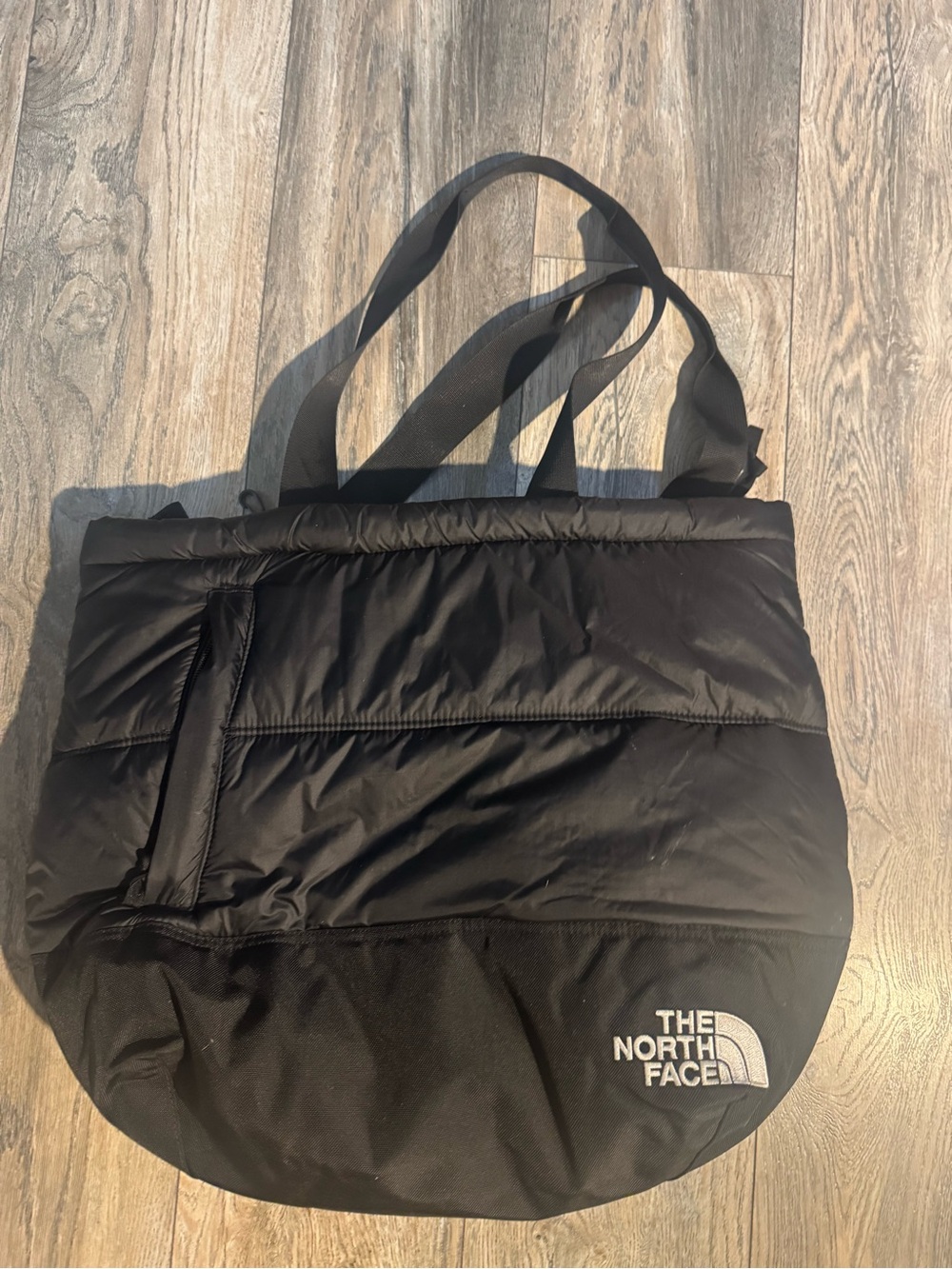 The North Face Black Quilted Tote Bag with Logo